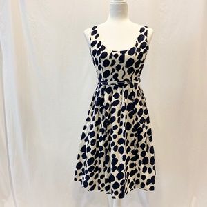 GUC Jcrew Navy Spotted Dress